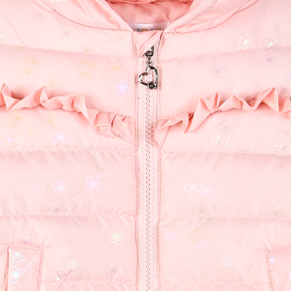 Baby quilted coat for girls (6 months - 3 years)