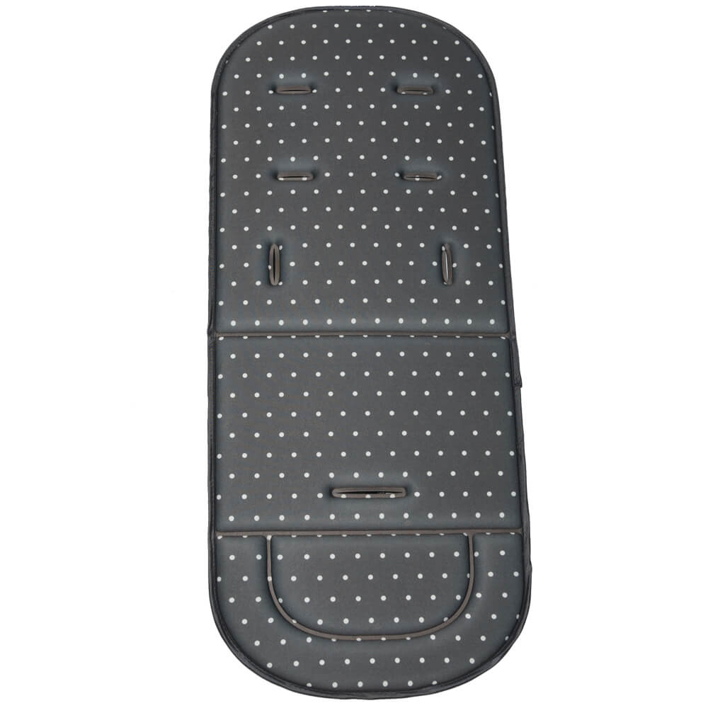 POLKA DOT DARK GRAY TROLLEY COVER