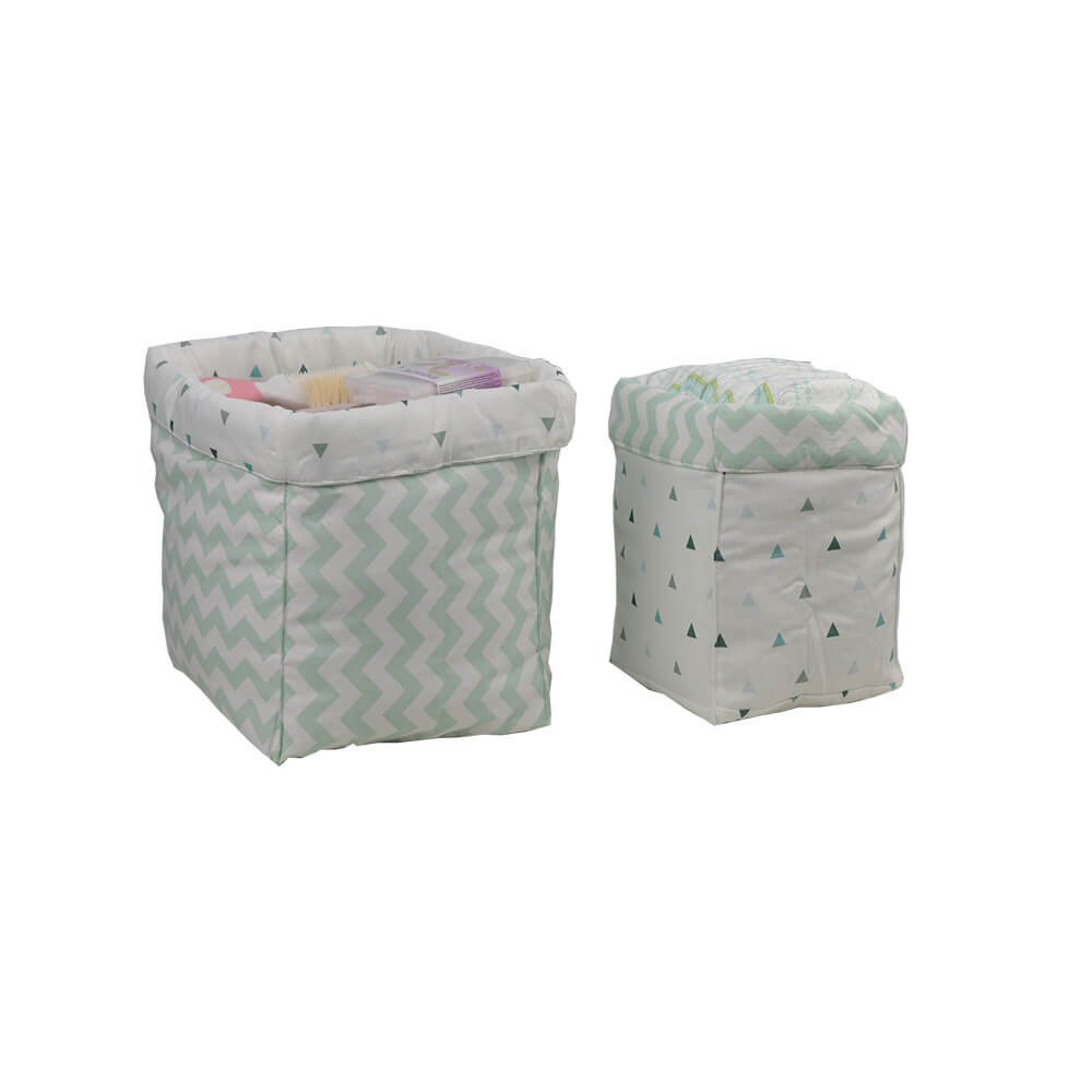 STORAGE BASKET 2PCS. ELEPHANT