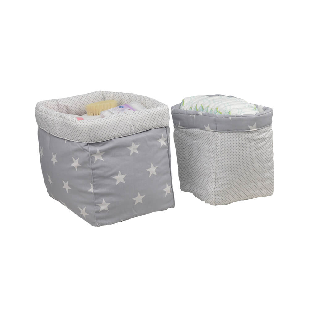 STORAGE BASKET 2PCS. STARS