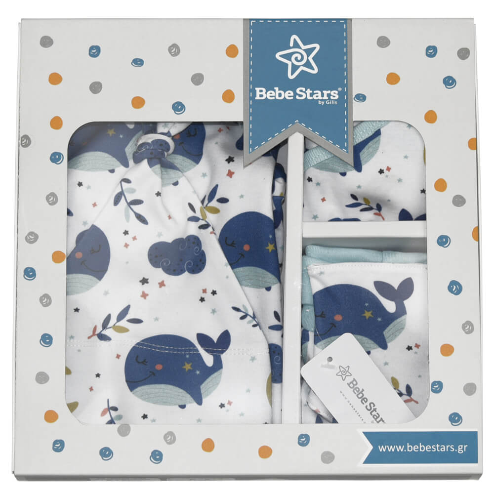 5PCS GIFT SET. 0-6 WHALE