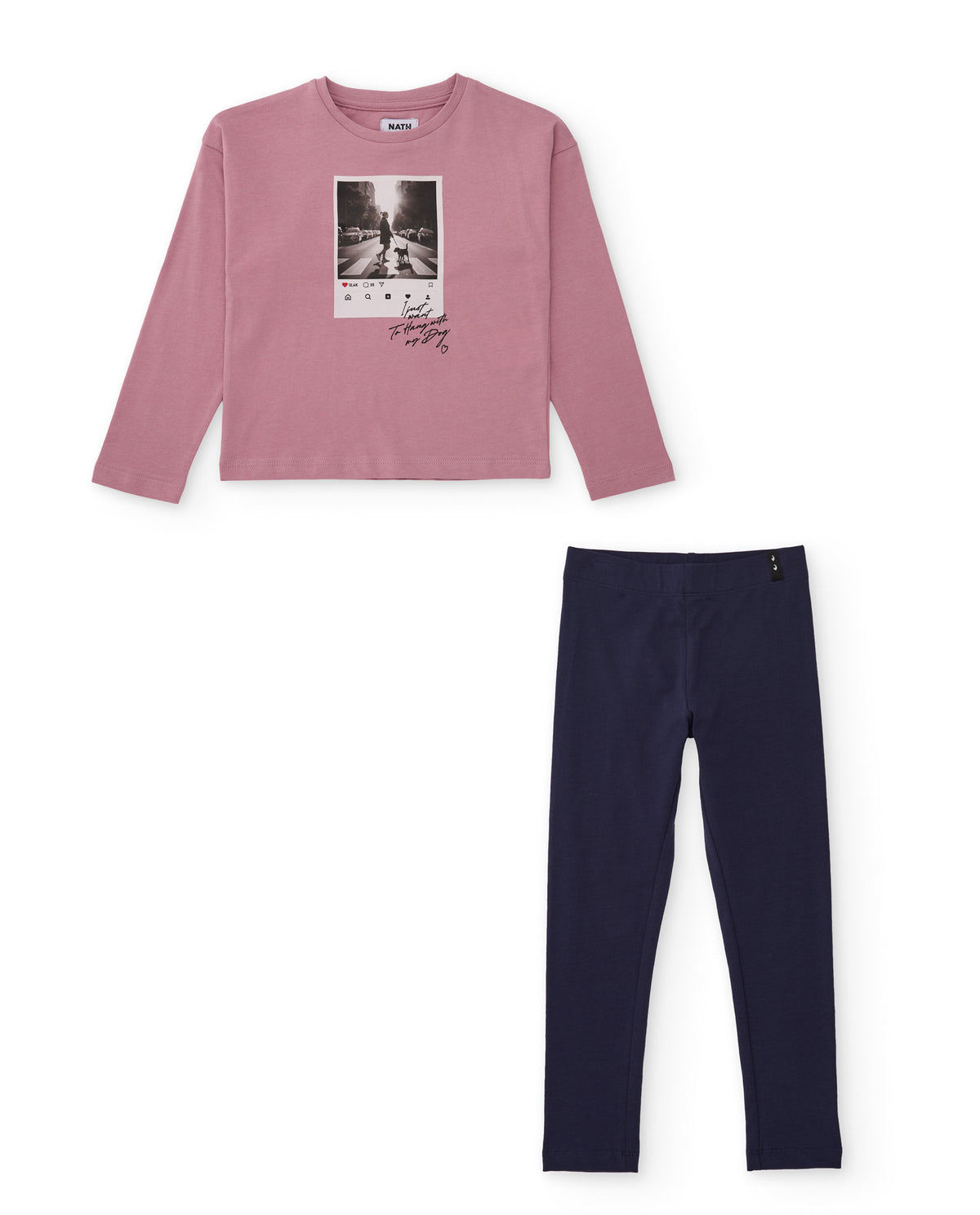 Nath Kids Girls T-shirt And Leggings Set Valley Lake House (21118185)