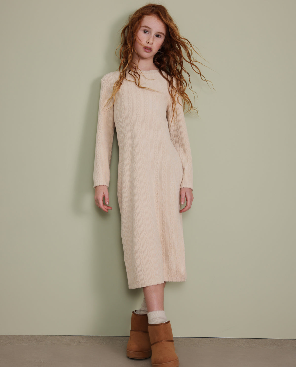 Nath Kids Girls Willa Lake House Tricot Midi Dress (21118498)