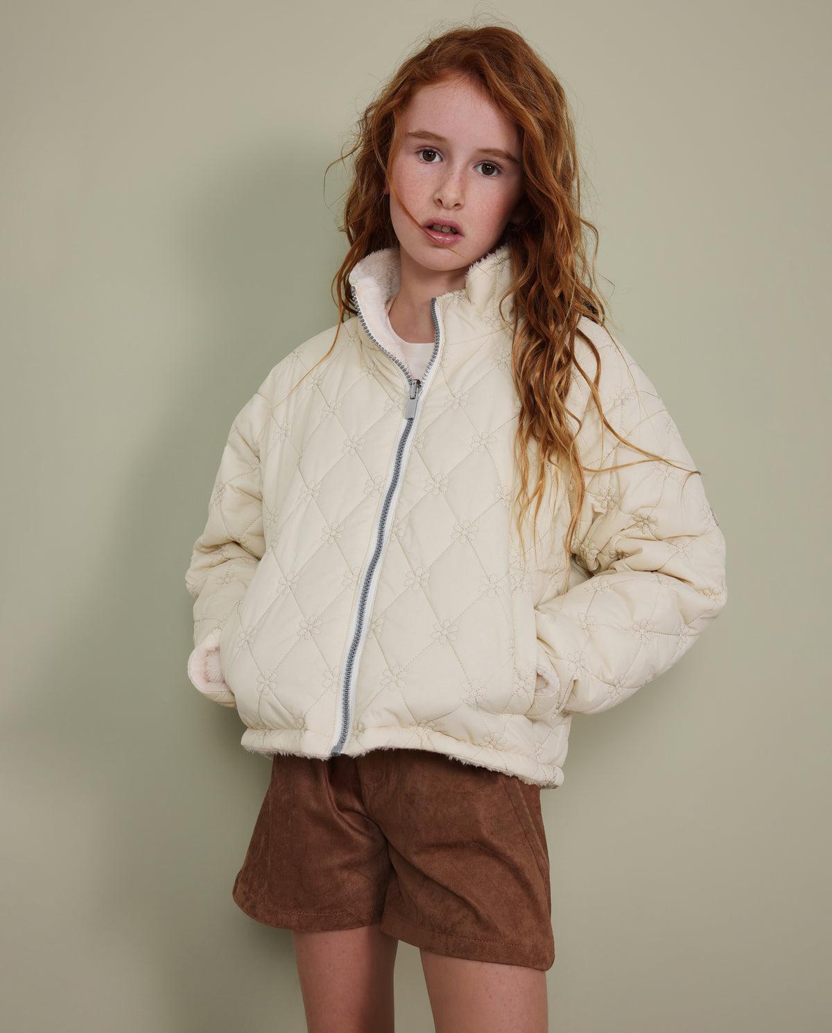 Nath Kids Girls Mariona Lake House Flat Reversible Jacket (21118499)