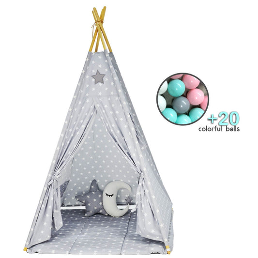 CHILDREN'S TENT STARS WITH 20 BALLS