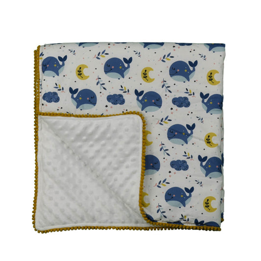 FLEECE WHALE BLANKET
