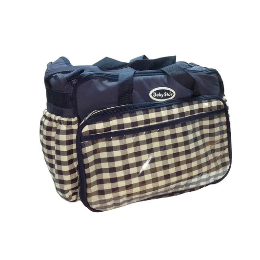 CHECKED CHANGING BAG