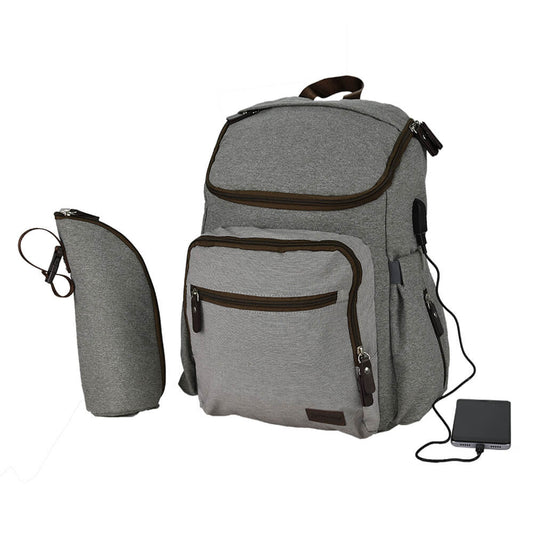 BACKPACK CHANGE BAG WITH USB PURE