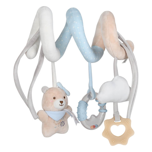 SOFT TEDDY FLOWER SPIRAL TOY
