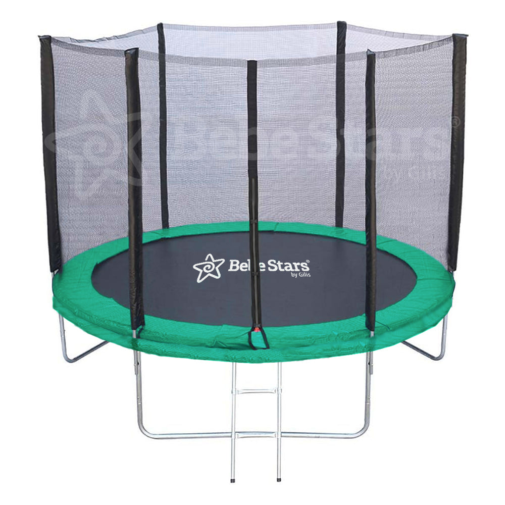 TRAMPOLINE WITH NET D 245cm GREEN