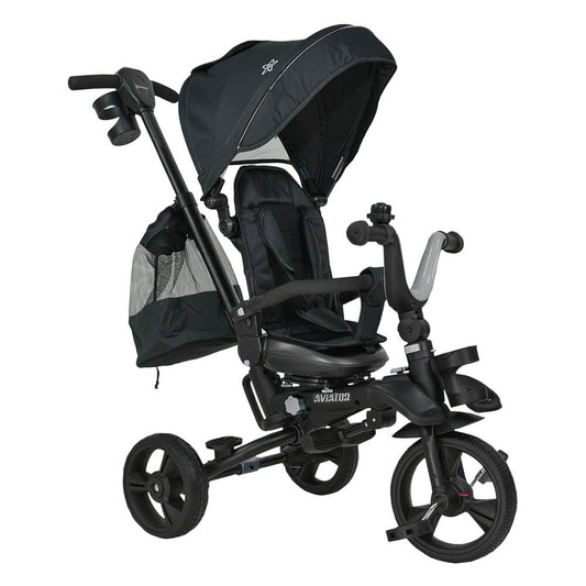 360° AVIATOR 5 IN 1 BLACK TRICYCLE